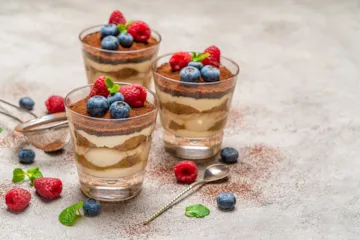 Sobremesas em Taças