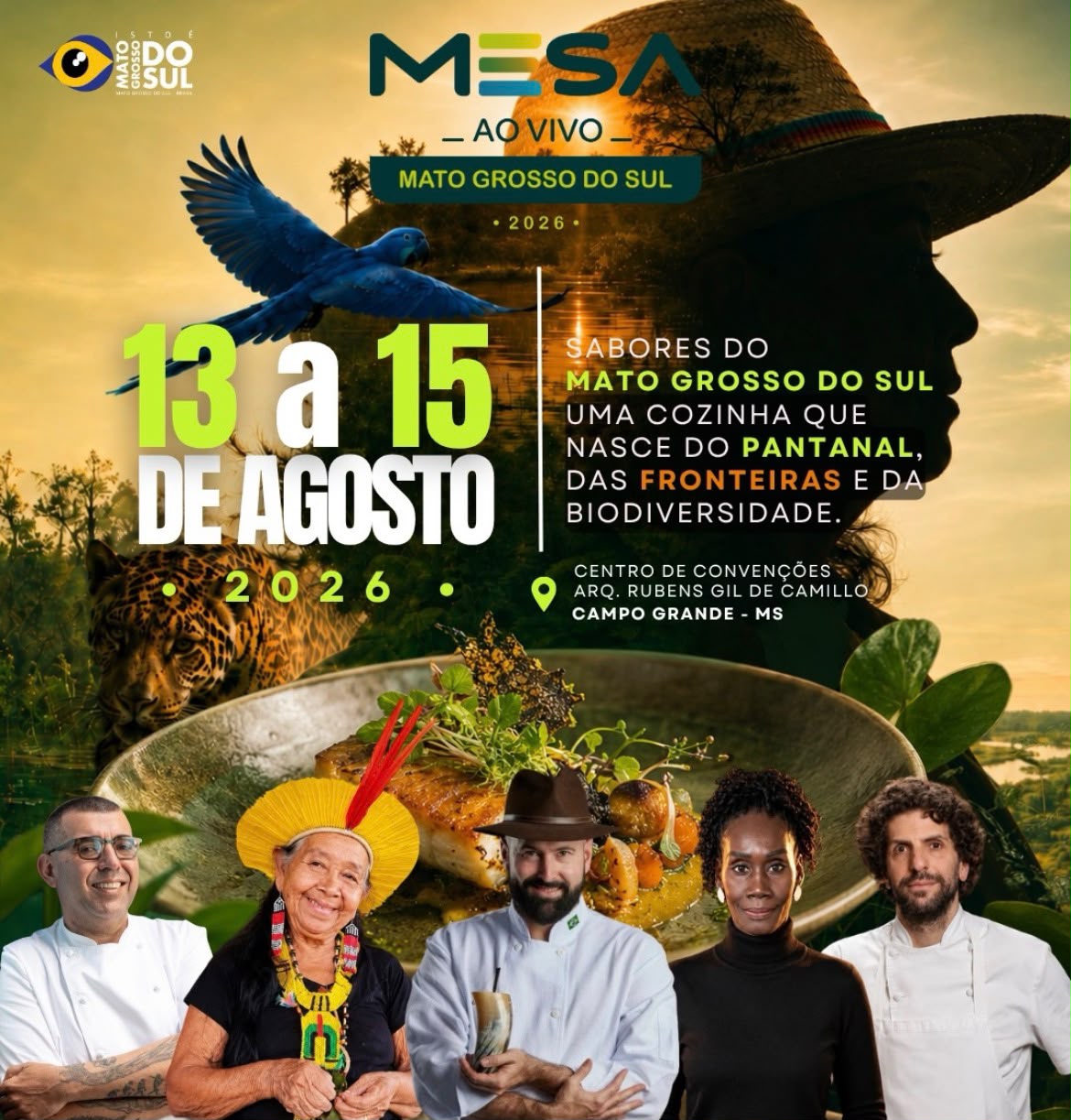 Gastronomia do Senac MS  ganha protagonismo no MESA Ao Vivo MS