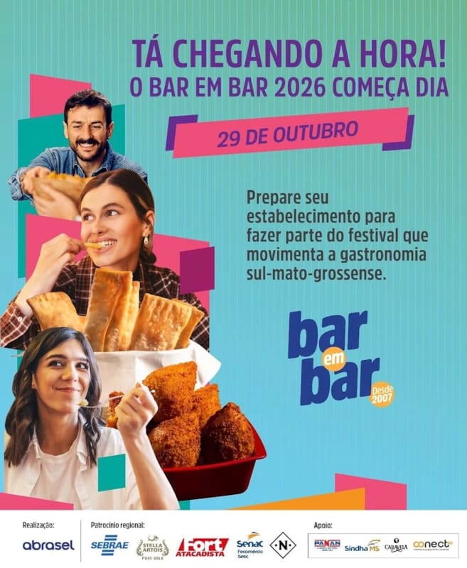 Alunos do Senac MS vão preparar churrasco de fogo de chão na premiação do Bar em Bar