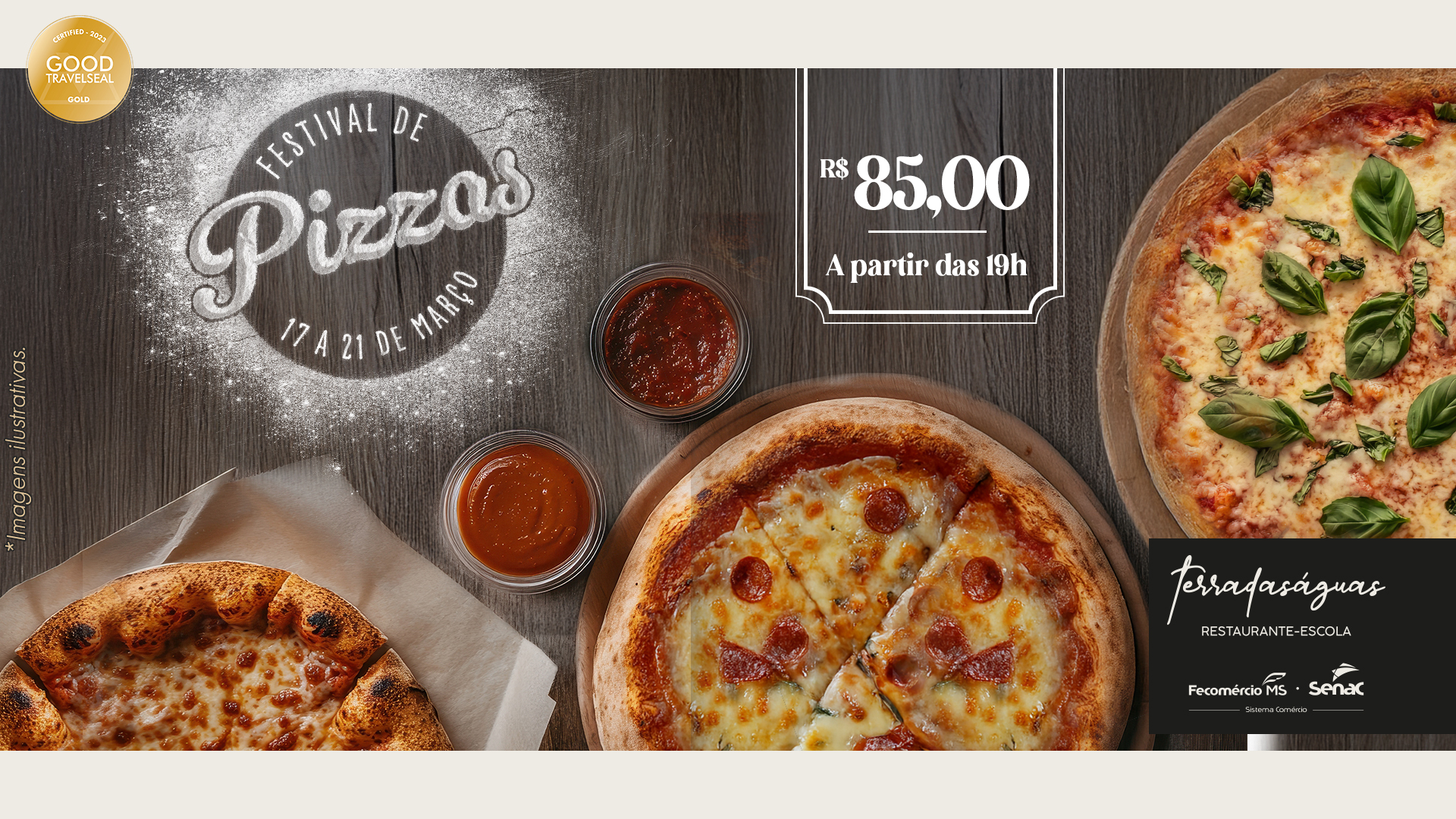 terradaságuas promove experiência com festival de pizzas