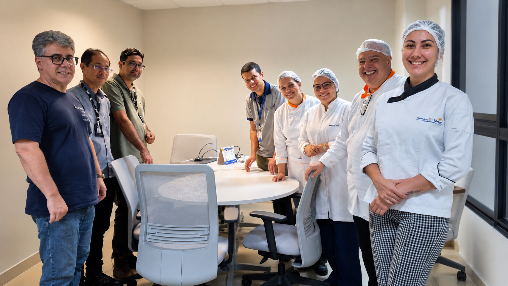 Equipe do Sistema do Comércio MS encara maratona de produção de bolo gigante para aniversário de Campo Grande