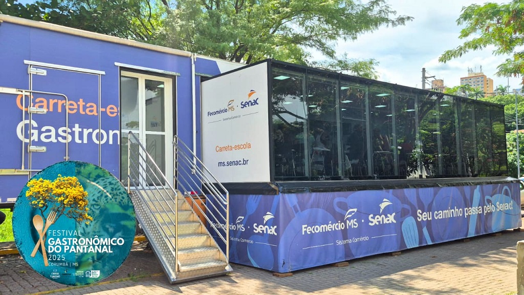 Festival Gastronômico do Pantanal contará com a Carreta do Senac