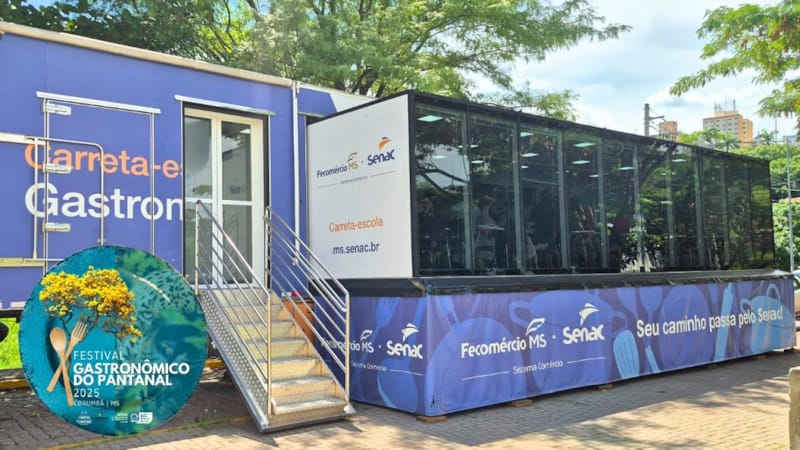 Festival Gastronômico do Pantanal contará com a Carreta do Senac
