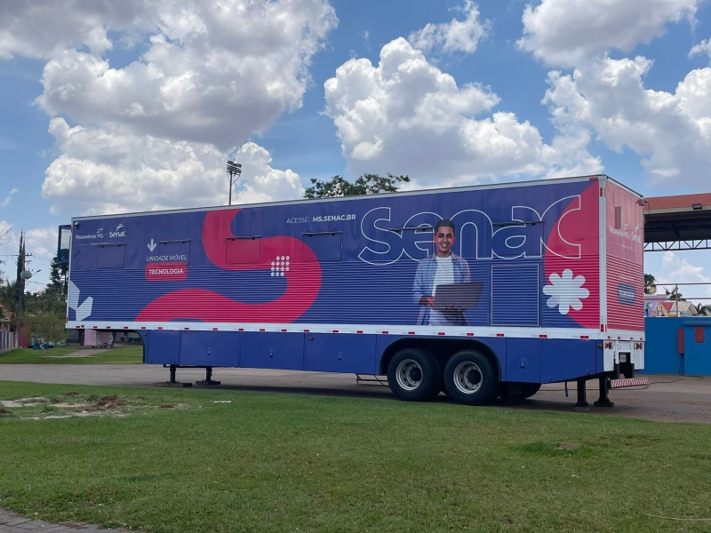 Carreta-escola em Chapadão do Sul inicia o programa Trilha do Futuro 