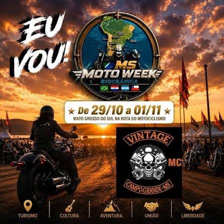 MS Moto Week quer transformar Feira Central em parada permanente da Rota Bioceânica